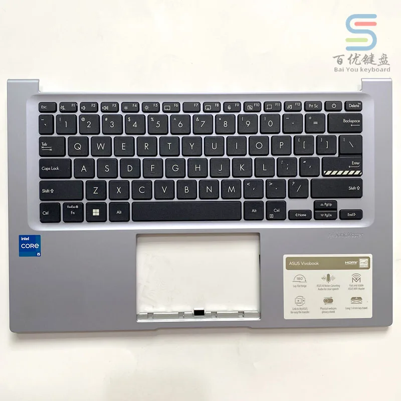 Imagem -03 - Teclado para Notebook para Asus Vivobook Intrepid c Case Nsk_ua7abn X1402z X1402