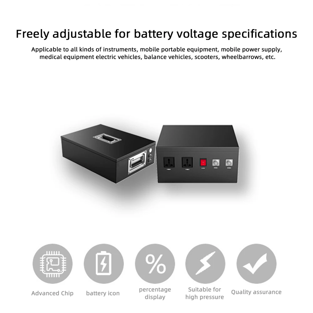 12V 24V 48V Lead Acid Lithium Battery Capacity Indicator Car Motorcycle Digital Voltmeter Ammeter Voltage Tester Meter Tool