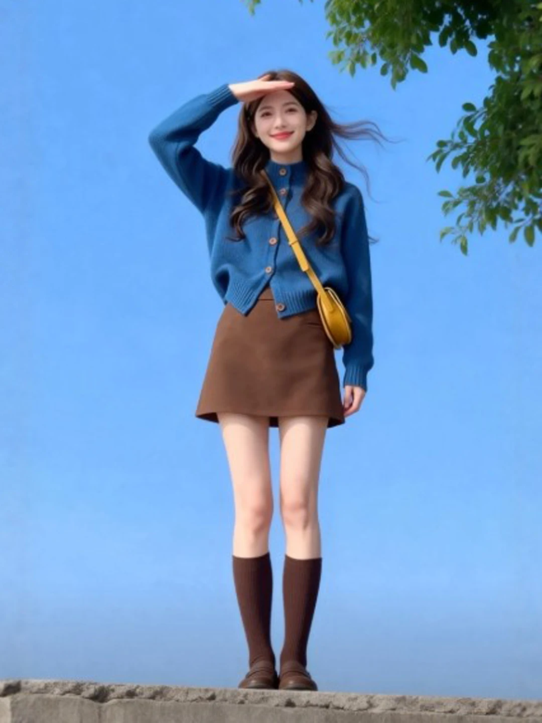 

Стильный женский вязаный свитер оверсайз на пуговицах для весеннего сезона, модный французский свободный крой, повседневный стиль