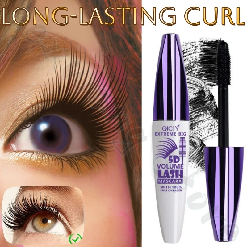 

QICIY mascara waterproof, not easy to fade, thick, slender, long-lasting curl, natural makeup without smudge, eyelash base cream
