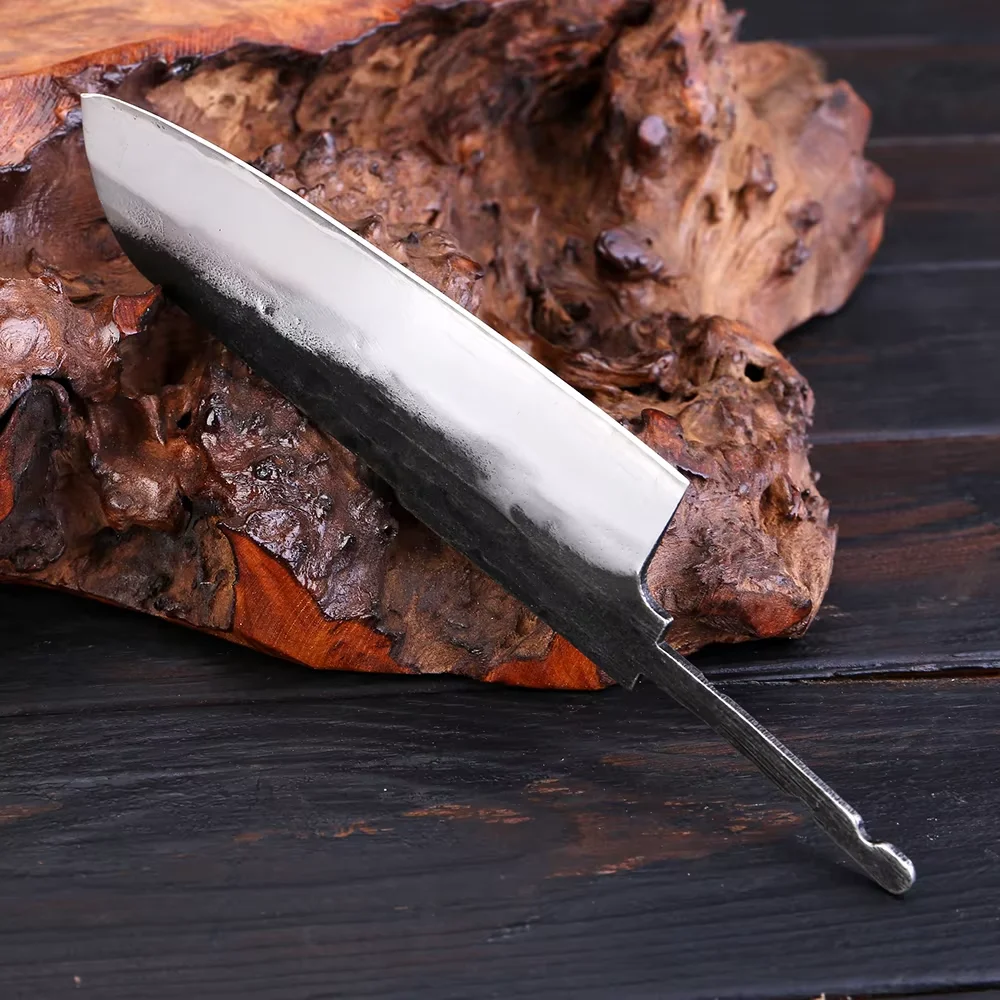 المطبخ سانتوكو سكين فارغة اليدوية مزورة 3-layer مركب الصلب سكين التقشير حاد صنع لتقوم بها بنفسك شفرة سكين أدوات المواد