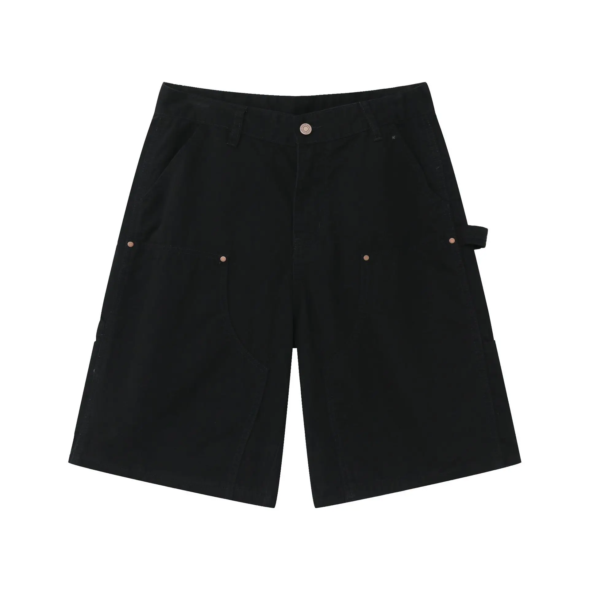 Nirben Jeans | Japanese Retro Trendy Cargo Shorts, Loose Fit, Summer Straight Leg, Versatile Casual Pants