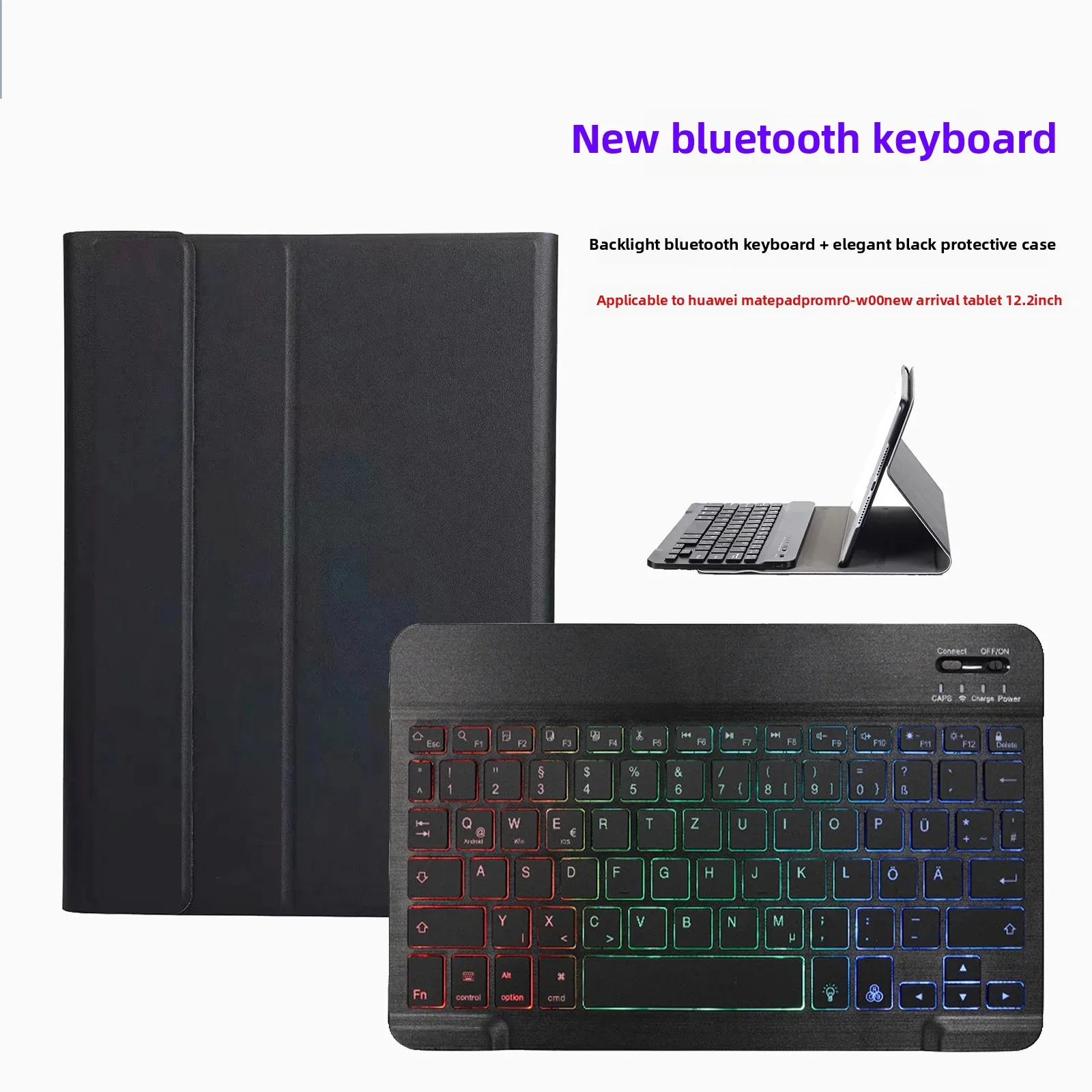 For Samsung Galaxy Tab S4 Case T835C T830 T837V 10.5 Inch Bluetooth Keyboard Protective Tablets Case T835C T830 T837V Funda