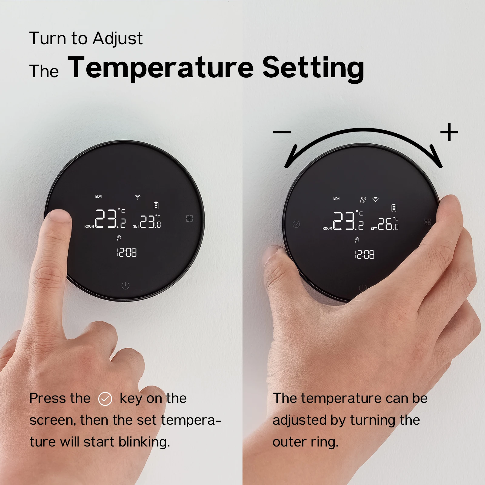 Tuya Smart Wireless Thermostat Gas Boiler WiFi Thermostat With Google Home Alexa Alice Water Floor and Actuator Heating Control