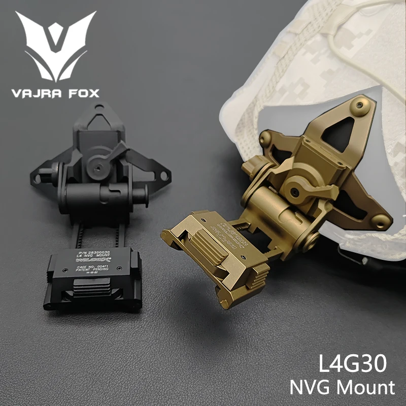 

Tactical L4G30 NVG Adjustable Quick Installation Helmet Mount Holder Bracket Cuttlefish Dried Helmet Install Accessories