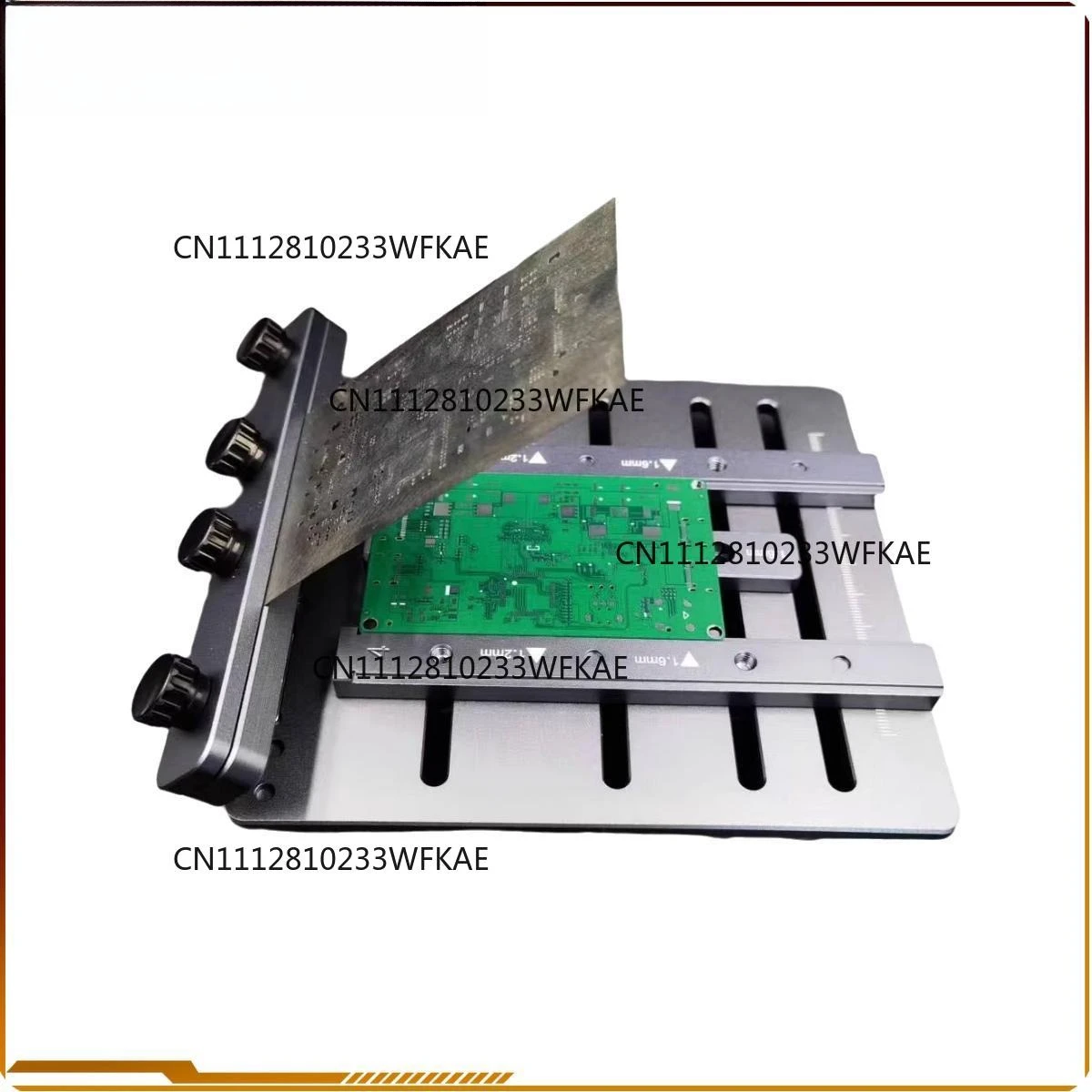 New Version CNC Solder Paste Stencil Fixture - Mini Steel Stencil Printing Jig for PCB Assembly (Supports Double-Sided SMT)
