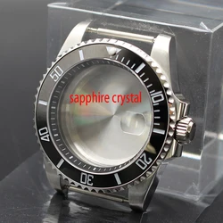 40mm Case With Chapter Ring Bezel Insert Sapphire Crystal Glass For NH34 NH35 NH36 NH38 Movement 28.5mm Dial Submariner Daytona