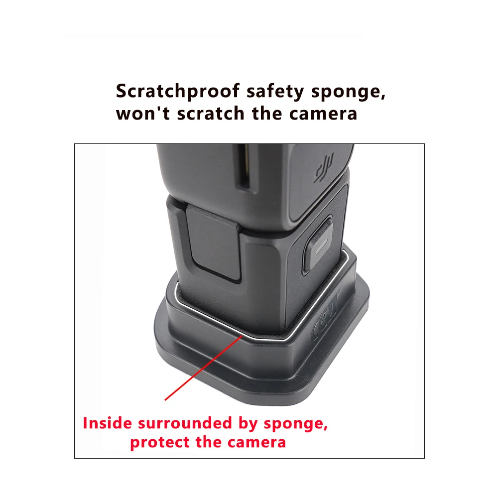 デスクトップスタンド,dji Osmo Pocket 3用ベース,ポータブルジンバルアダプター,固定マウント,カメラアクセサリー