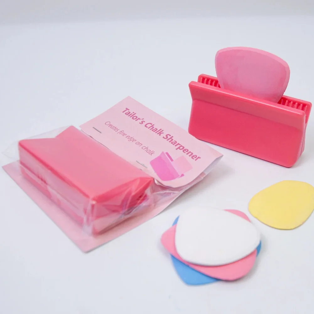 Tailors Chalk Sharpener Fabric Chalk Markers Easy Carrying Sturdy Home Sewing Accessories for Sewing Crafting Patchwork