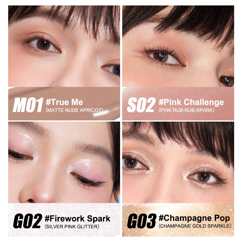 Judydoll スポーツ シリーズ リキッド アイシャドウ、マット、シマー、グリッター、ロングラスティング、速乾性、ブレンド可能、大胆、ウォータープルーフ、アイキャッチ