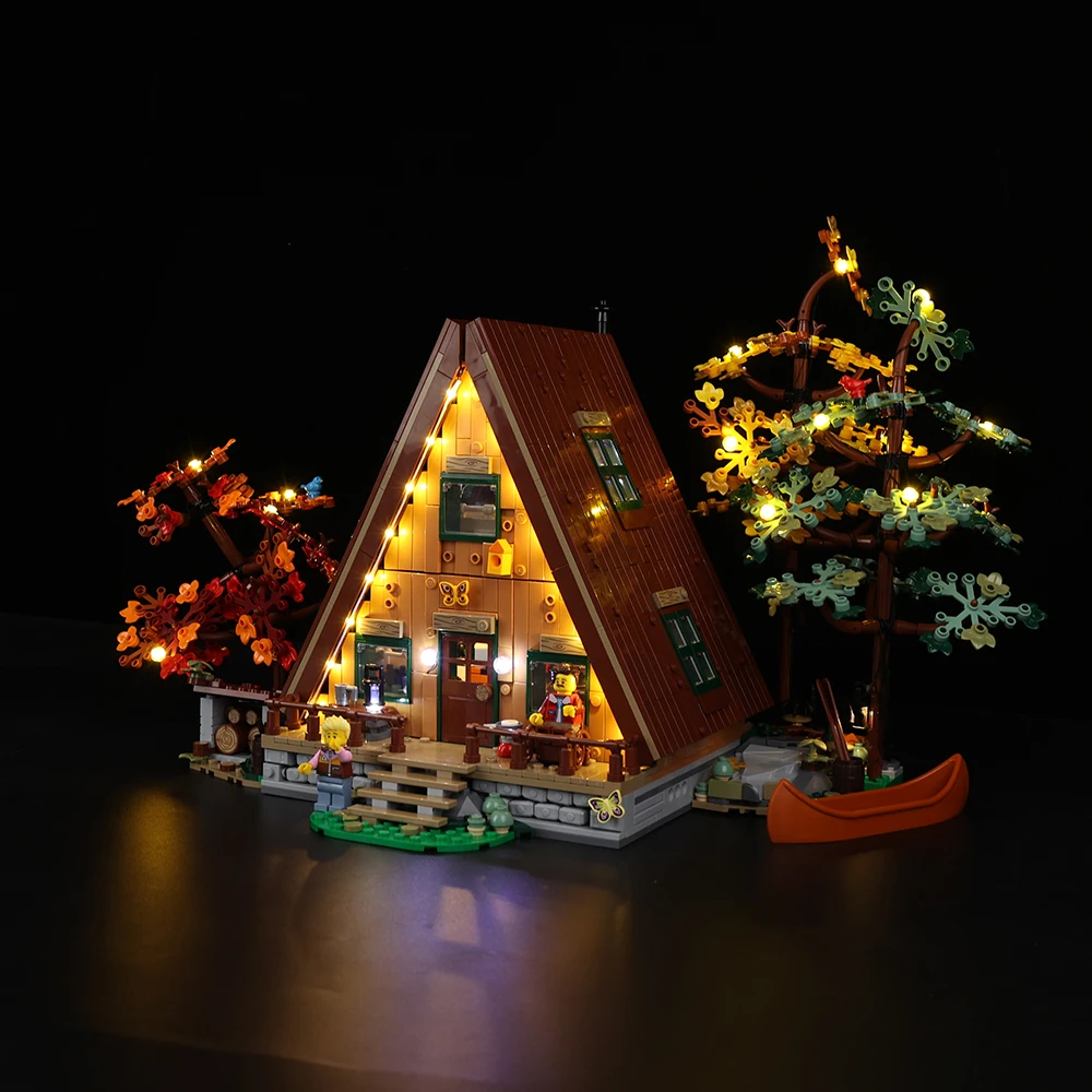 

Led Lighting Kit Money Tree Ideas For 21338 A-Frame Cabin House Model Lights Set (Not Include the Model)