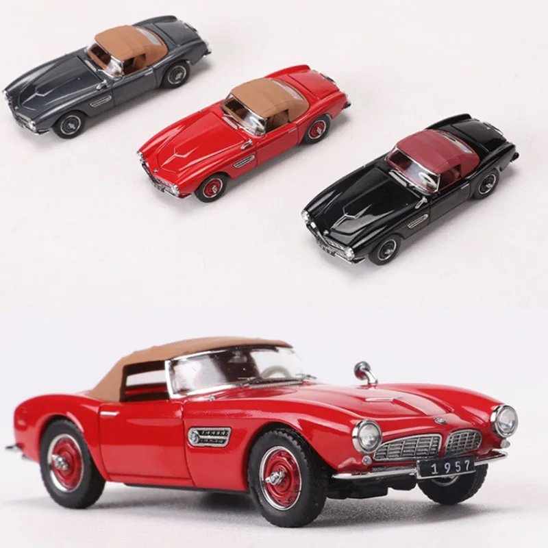 GFCC 1:64 Scale 1957 507 Roadster จําลองรถรุ่น STATIC คอลเลกชันตกแต่งวันหยุดของขวัญของเล่นของขวัญของที่ระลึก