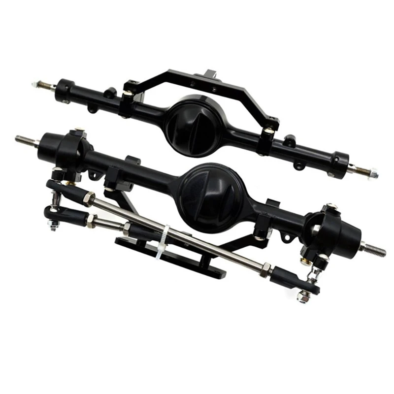 

FBIL-Aluminum Alloy Front And Rear Axle Complete Set CNC Machined For RC4WD D90 Yota II RC Rock Crawler Car