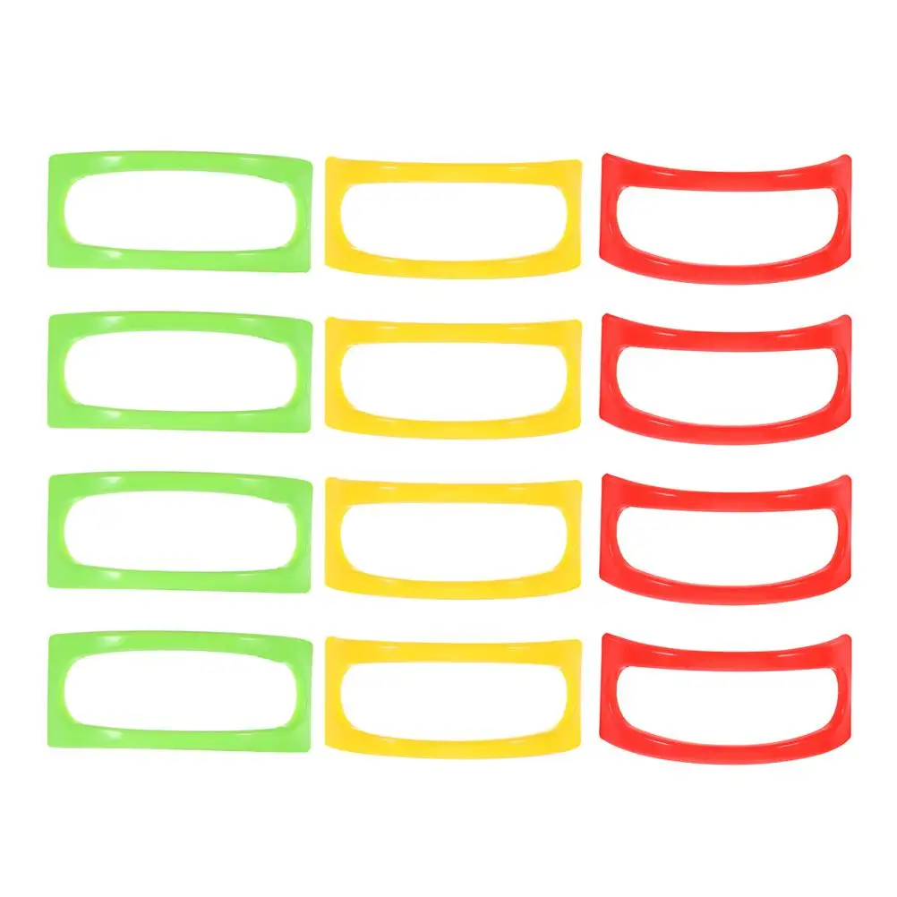 

12 PCS Tortilla Stand Taco Tray Holder Burrito Accessories Rack Serving Platter Server Kids Plastic Stands