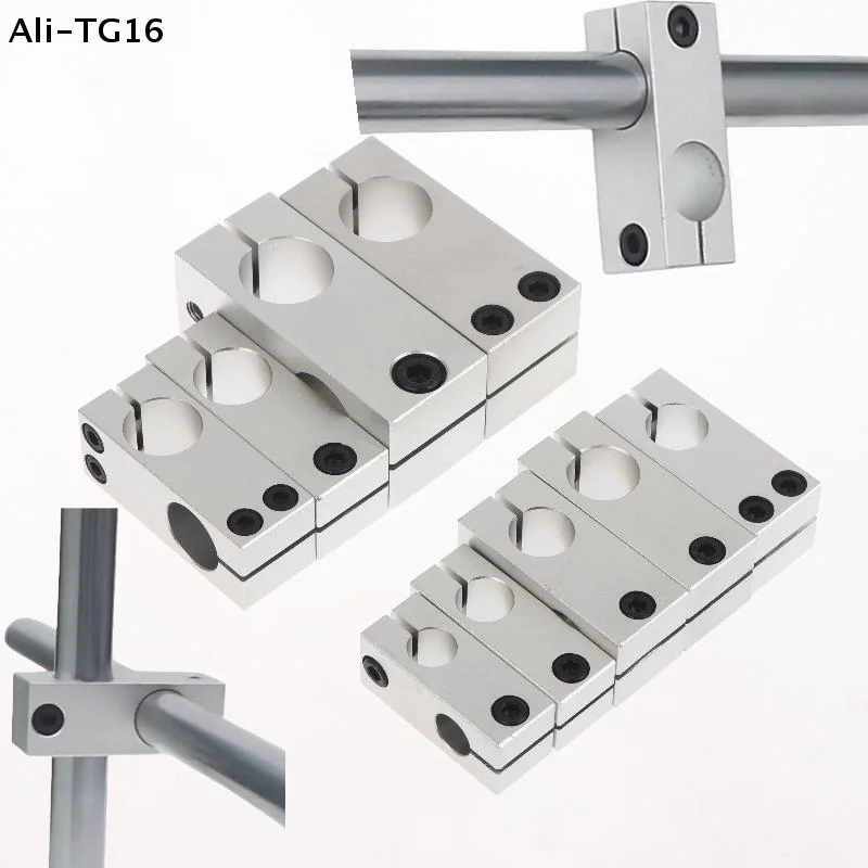 1Pcs Aluminum Pillar Fixing Clip Cross Connector Optical Axis Cross Fixing Clip Pipe Clamp Bracket DIY Accessories