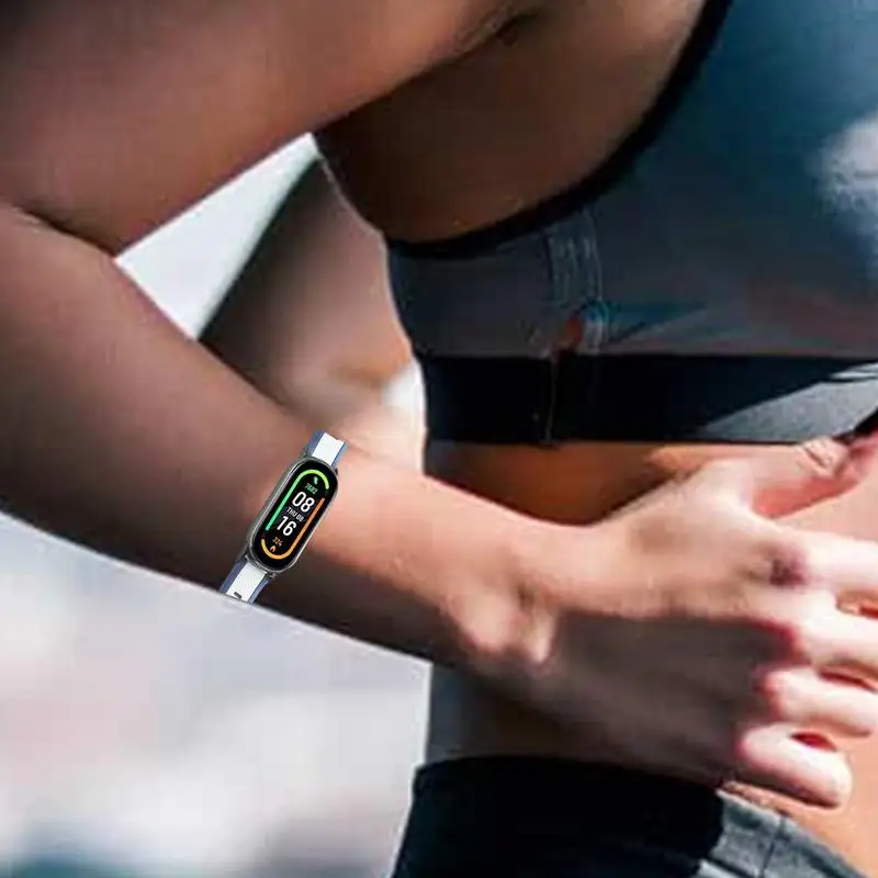 Дышащий ремешок для часов, сменный спортивный ремешок для часов, удобный двухцветный дизайн, сменный браслет, водонепроницаемый ремень