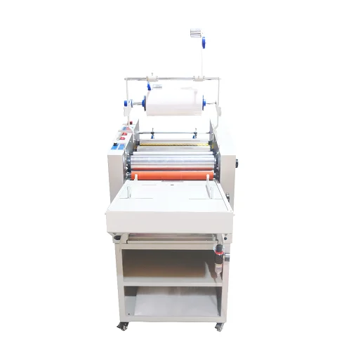 SMFM390E A3 Paper No Bubble Automatic Feed And Automatic Cut Digital Oil Heating Laminating Machine With Trimming Function
