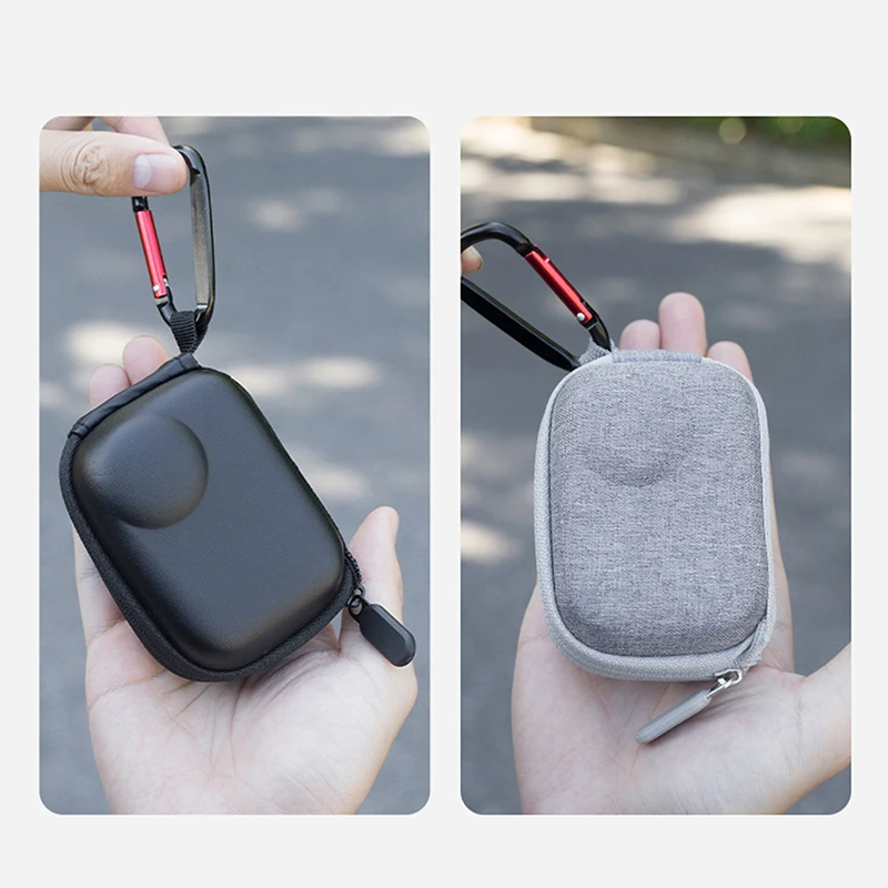 Mini bolsa de armazenamento portátil para insta360 go ultra sport, protetor de câmera, bolsa de armazenamento pu, acessórios
