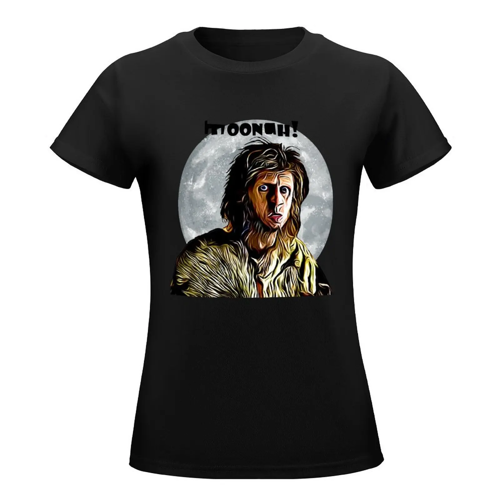 BBC Ghosts Robin Moonah! T-Shirt oversized animal print shirt for girls t-shirts for Women graphic tees funny