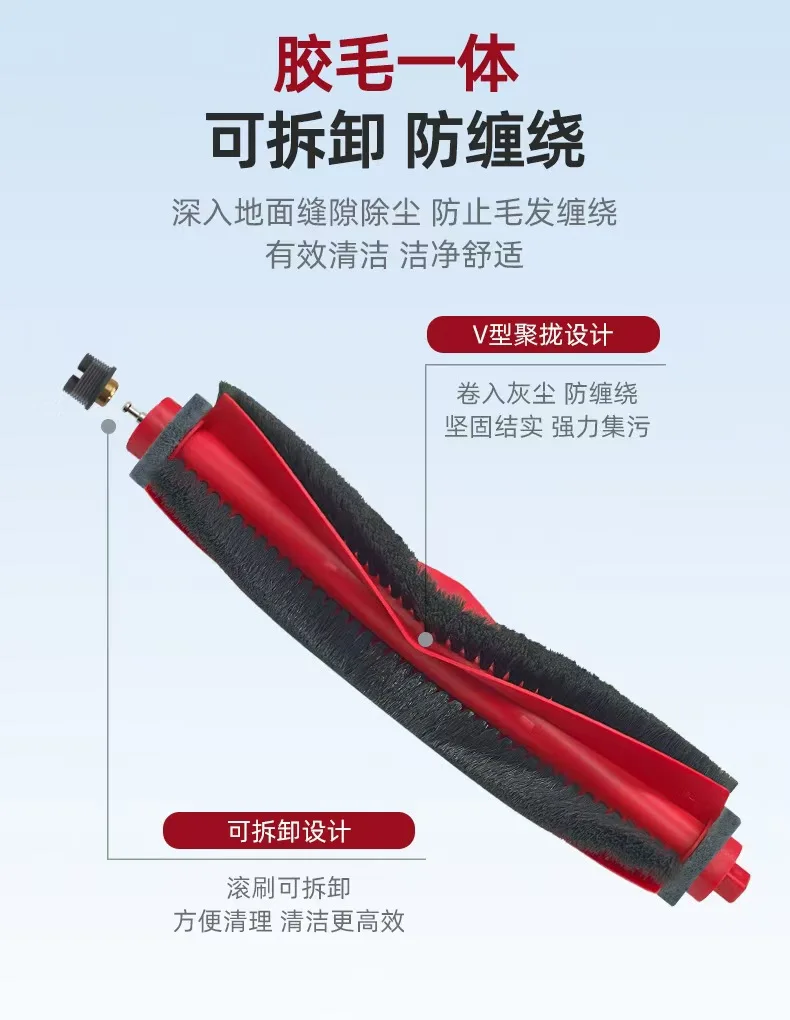 Roborock Q7 M5 / Q7 M5+ / Q7 L5 / Q7 L5+ / Q7 TF / Q7 TF+ / Q7B / Q7T+ Plus Parti Spazzola principale Filtro Mop Sacchetto per la polvere in tessuto