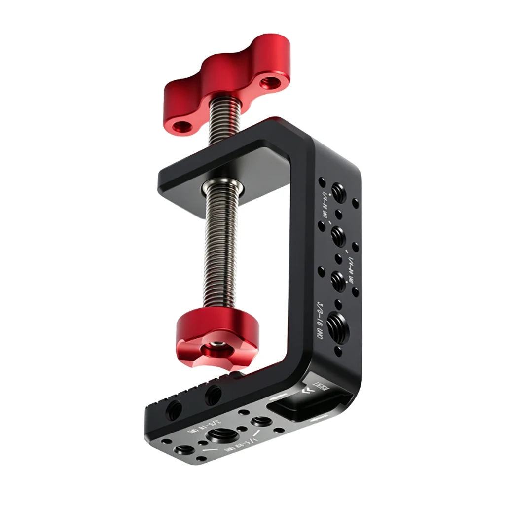Heavy Duty Desktop C-Typ Klemme Einstellbare Schreibtisch Feste Halter Clip 1/4 3/8 für Kamera Foto Studio Licht Unterstützung stehen Halterung – Detail 30
