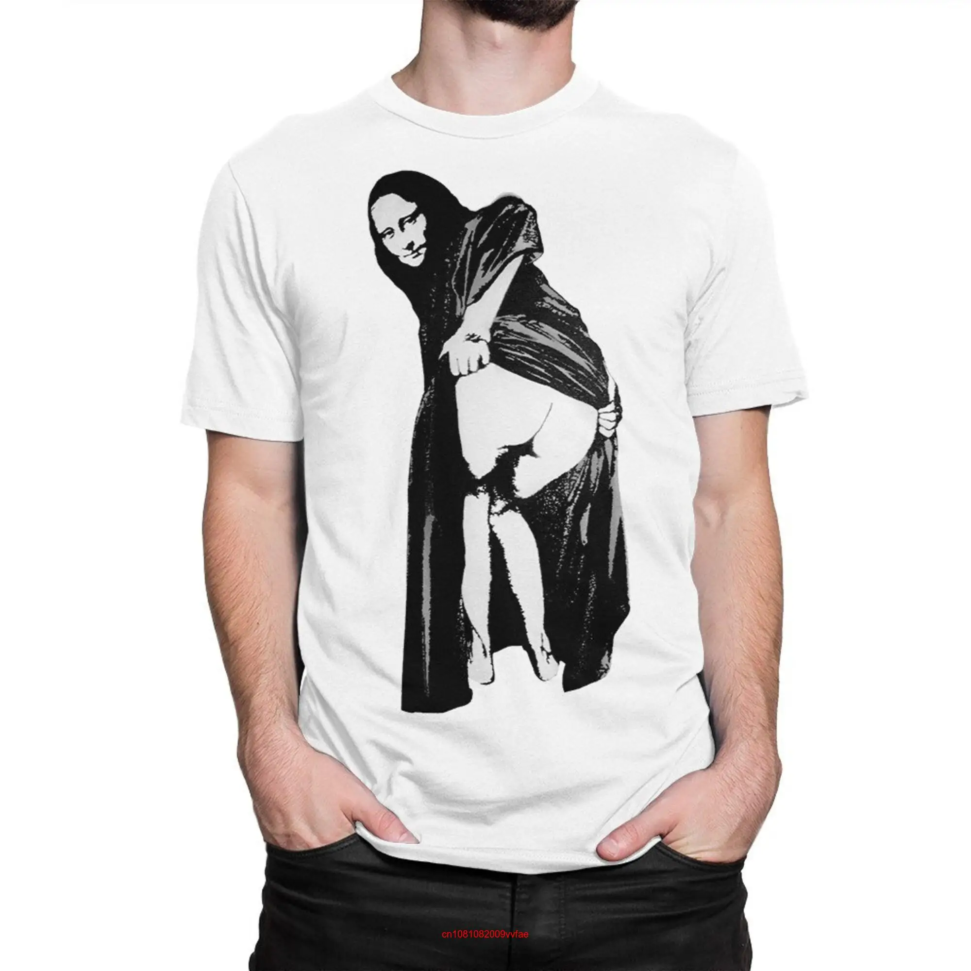 Mona Lisa Mooning by Banksy T Shirt Men\'s and Women\'s Sizes drsh 147 long or short sleeves