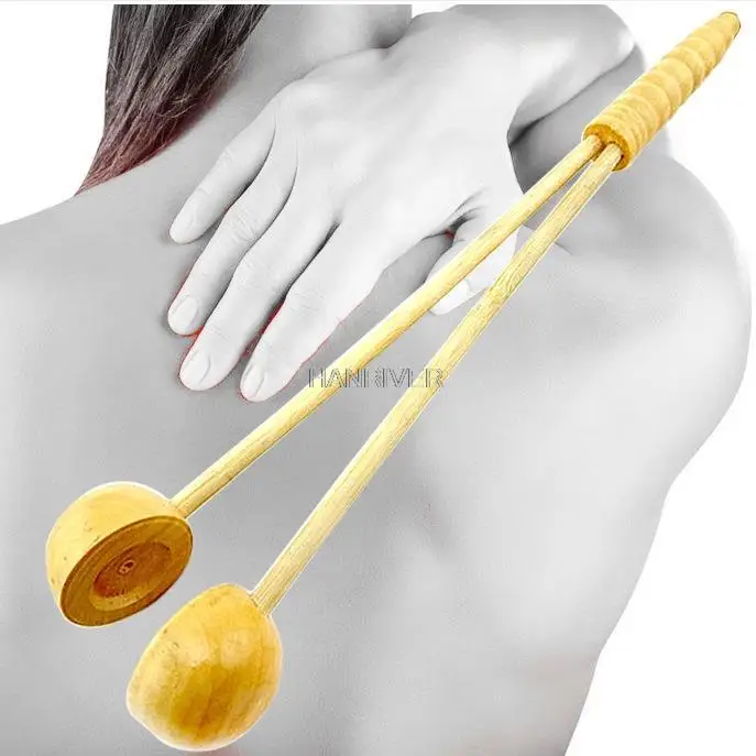

Flap massager bamboo handicraft semicircular ring hammer hammer knock back massage massage stick