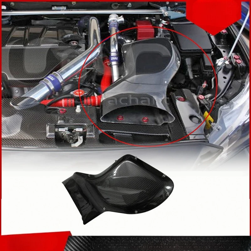 Suitable for Mitsubishi Evolution 10th  carbon fiber modified Kan model bellows intake pipe air purification component