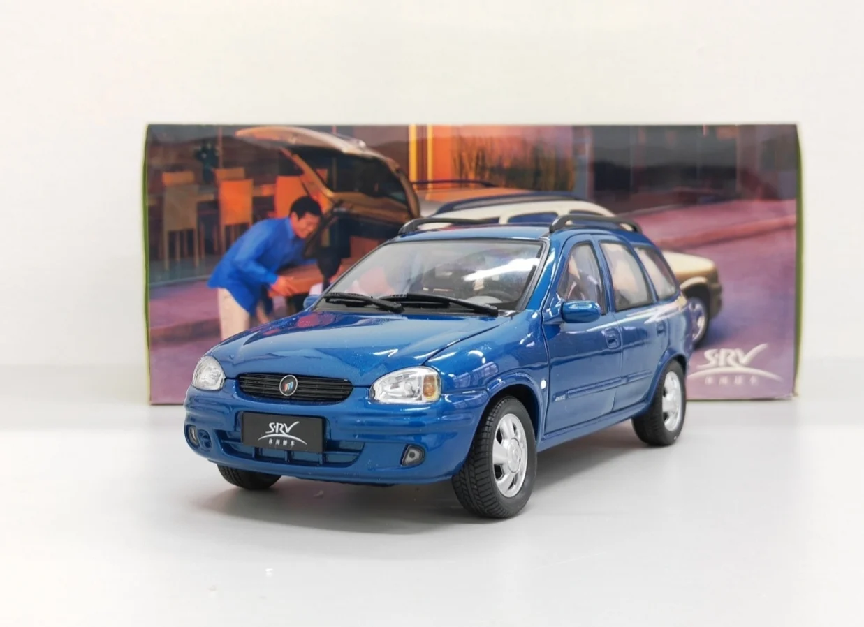 Original Factory 1:18 For SAIL SRV Wagon Alloy Fully Open Limited Edition Simulation Alloy Static Car Model Toy Gift