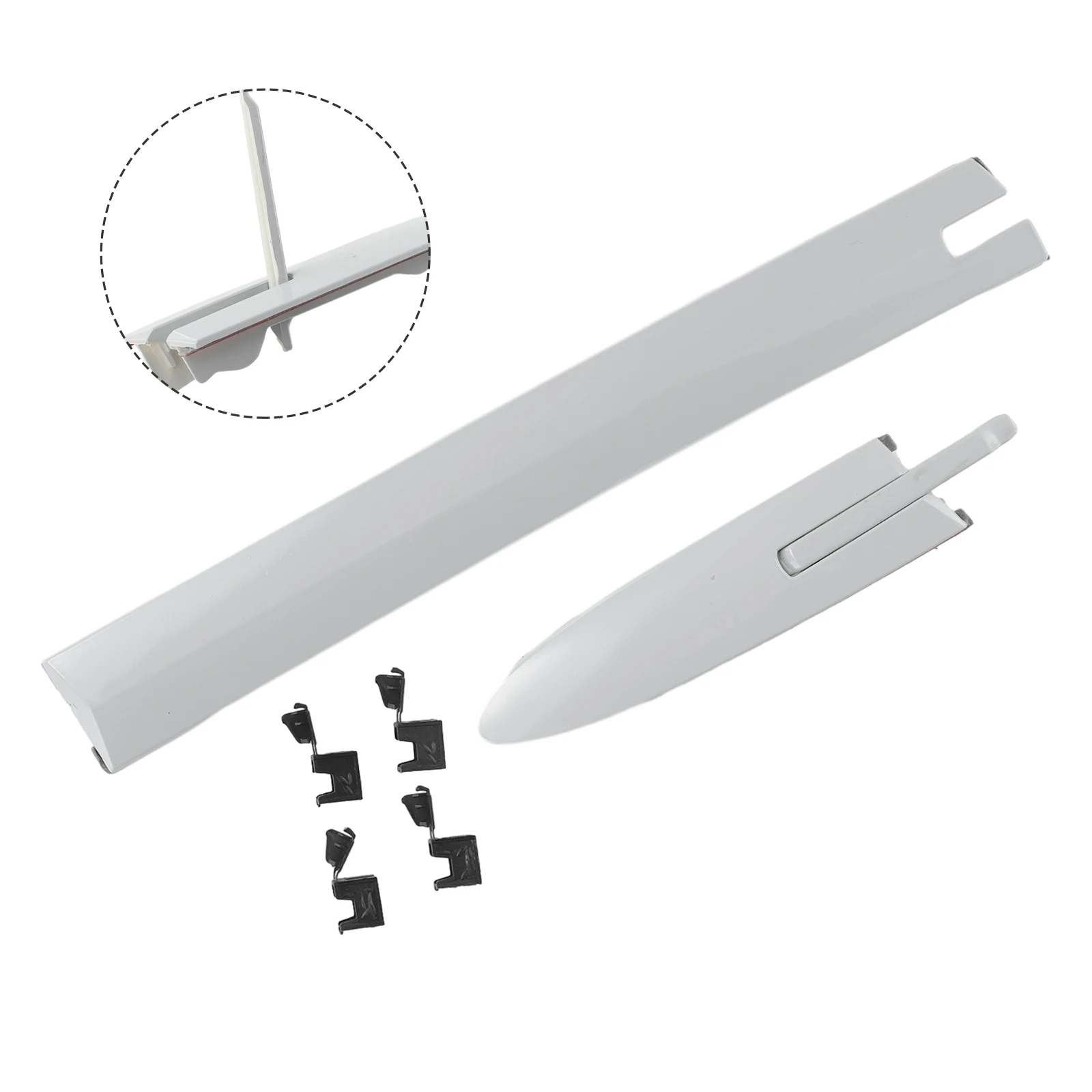 

Plastic Left Convertible Roof Top Hinge Cover plus Clips Kit for BMW E93 330i 2007 2013 and For M3 F33 440i 2014 2017