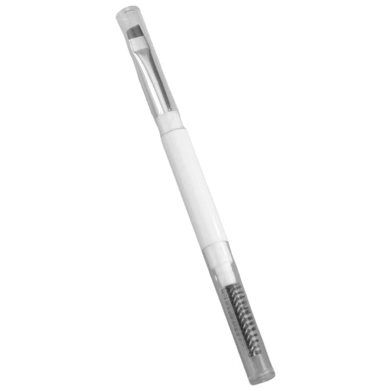 G99E Angled Eyebrow Brush and Spoolie Lip Cosmetic with Synthetic Fibers for Precise Brow Definition Everyday Makeup Brush