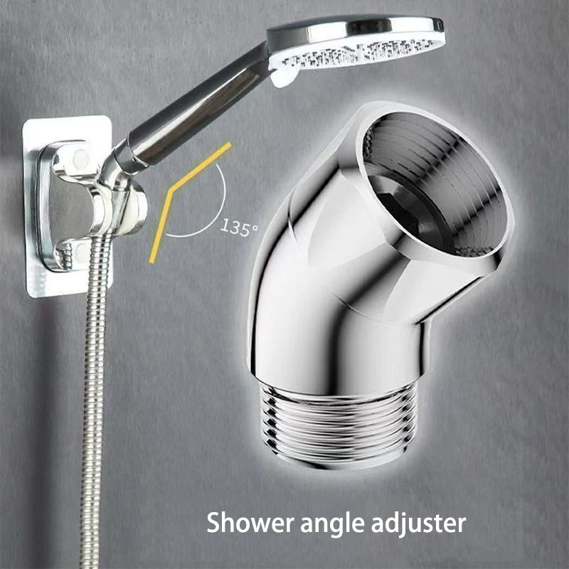 Hand-held Shower Angle Adjuster Free-joint Elbow Shower Hand Spray Corner Elbow Free-joint Converter Four-point Universal