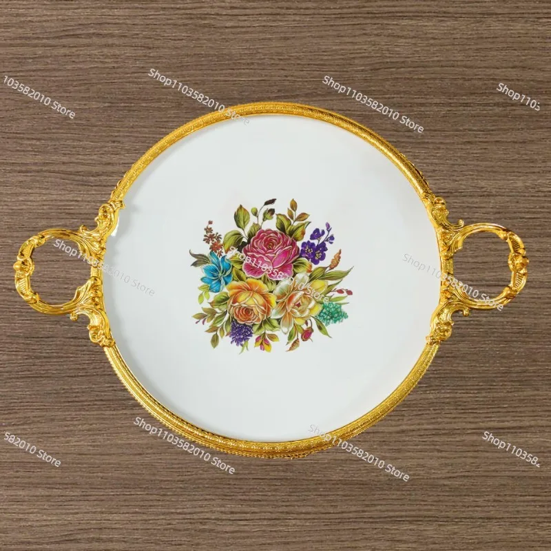 New European Fashion Creative Butterfly Waist Ceramic End Plate Basket, Middle East Southeast Asia Foreign Trade