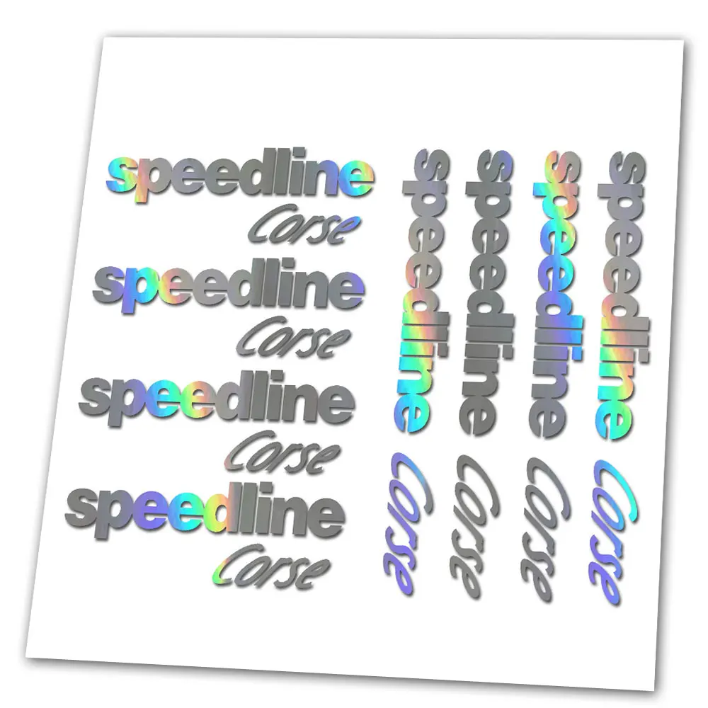 For SPEEDLINE CORSE VINYL DIE CUT GRAPHICS STICKER DECAL KIT