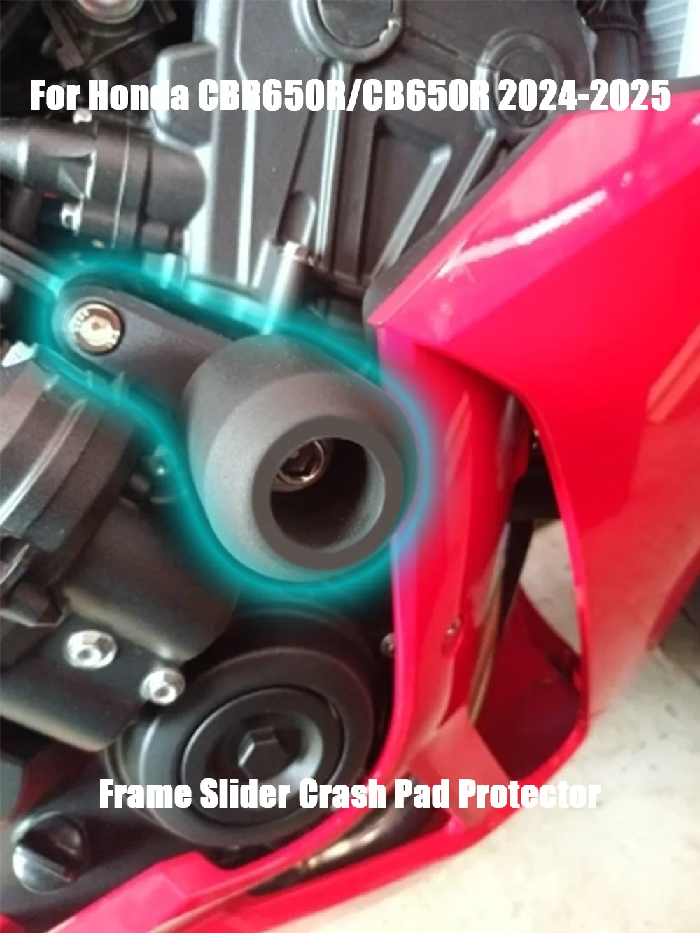 

2026 cbr650r для CBR650R CB650R 2024 2025 2026 ползунки рамы защита от столкновений