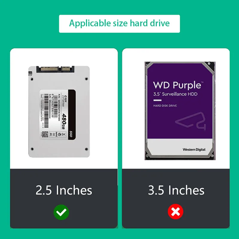 M.2 키 B + M/B 2242 2260 2280 크기, 7 핀 SATA 포트 컨버터 어댑터, 4 핀 전원 공급 장치, 7 핀 SATA 케이블, 2.5 인치 HDD SSD