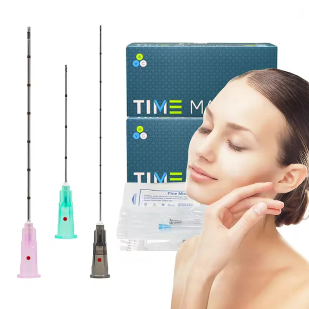 Blunt Tip Micro Needle Canula in Various Sizes 14G-27G for Hyaluronic Acid Dermal Fillers Medical Equipment Blunt Needle Cannula