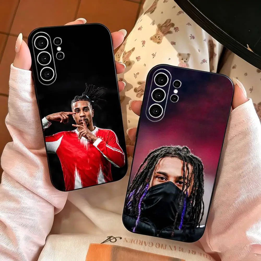 Football Fan m-Michael Olise  Phone Case For Samsung S25,S24,S21,S22,S23,S30,Ultra,S20,Plus,Fe,Note,10,9,5G Black Cover