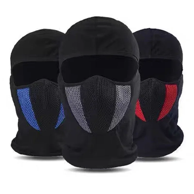 

Breathable Balaclava Motorcycle Full Face Mask Motorbike Cycling Bike Mask Motocross Helmet Hood Moto Riding Neck Face Mask