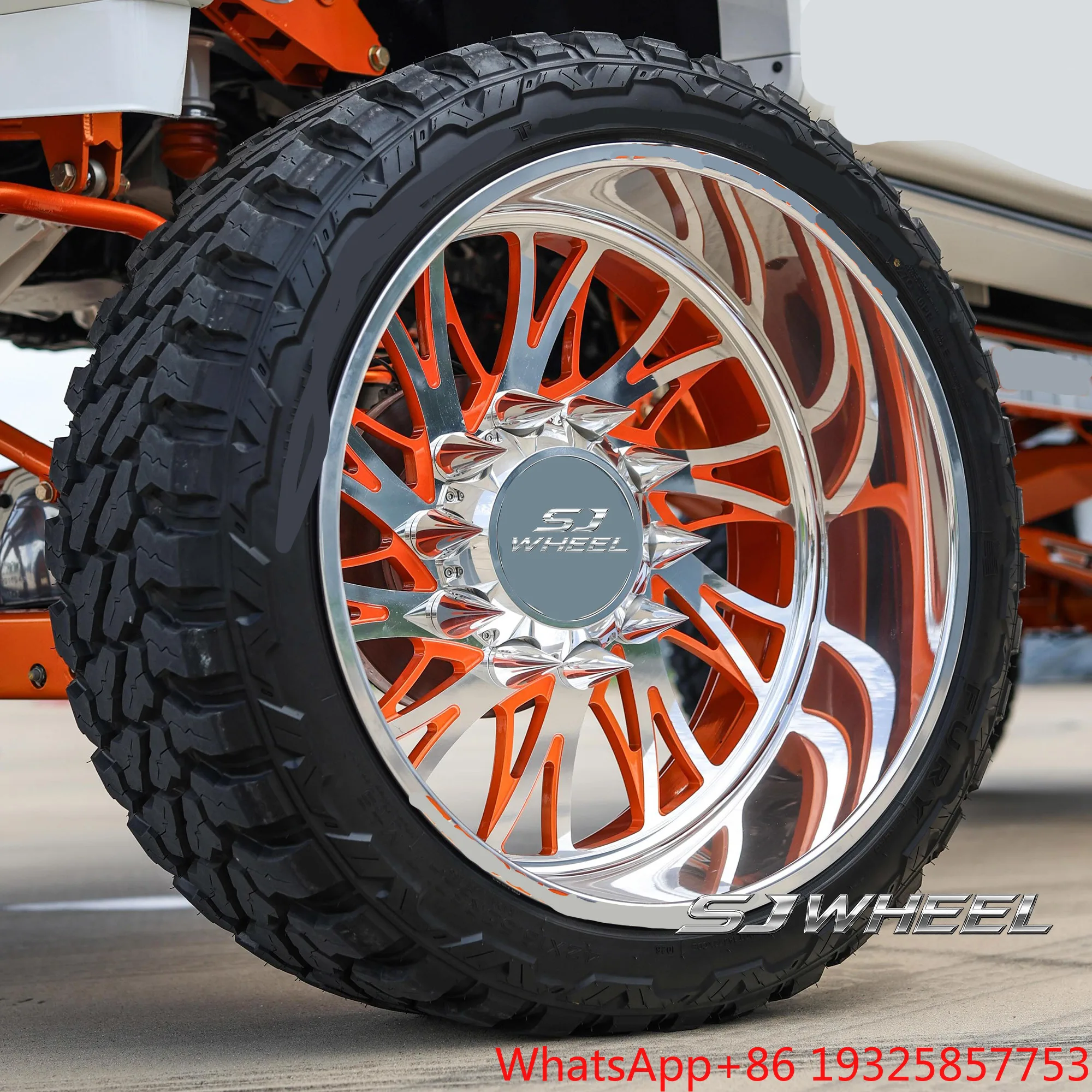 SJ Custom  Rims 20 22 24 26 28 30 Inch Dually Truck Forged Wheels 8x200 8x180 8x170 8x165.1 Engraving for  F150 F250 GMC
