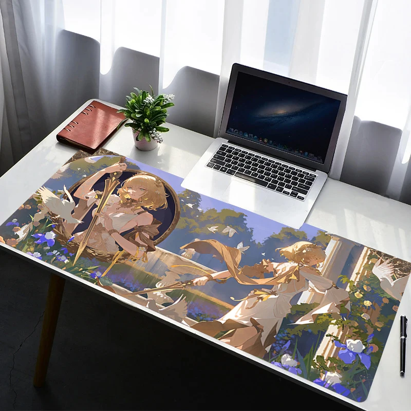 Alas Mouse Komputer Gamer Aksesori PC Alas Mouse HD Karet Anti Selip Alas Meja Honkai Star Rail Aglaea Alas Keyboard Gamer Laptop