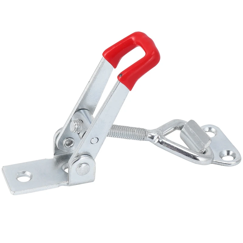 AT19-10 Pack Adjustable Toggle Latch Clamp 150Kg Holding Capacity, 4001 Heavy Duty Quick Release Pull Latch Toggle Clamp