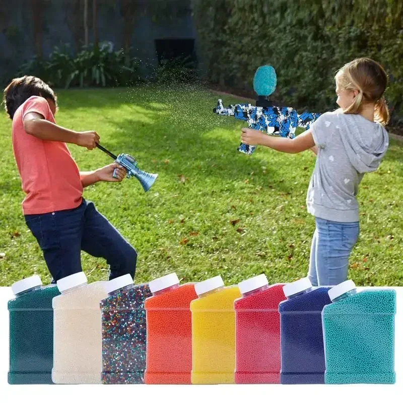 HGel Bolas de Água Blaster 7-8mm Balas de Brinquedo de Cristal de Alta Qualidade Com Pistola de Gel Blasters de Água Splatter Brinquedo de Bomba de Água de Boa Qualidade