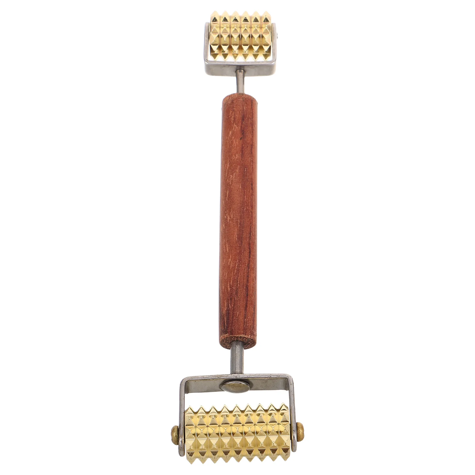 Face Sculpting Massager Ergonomic Wooden Handle 3D Facial Lifting Slimming Tool Dual-End Roller Portable Skincare Device