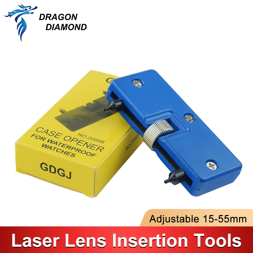 

Laser Lens Disassemble Installation Tool Adjustiable 15-55mm D28 D30 D37mm For Raytools Precitec WSX Focusing Collimating Lens