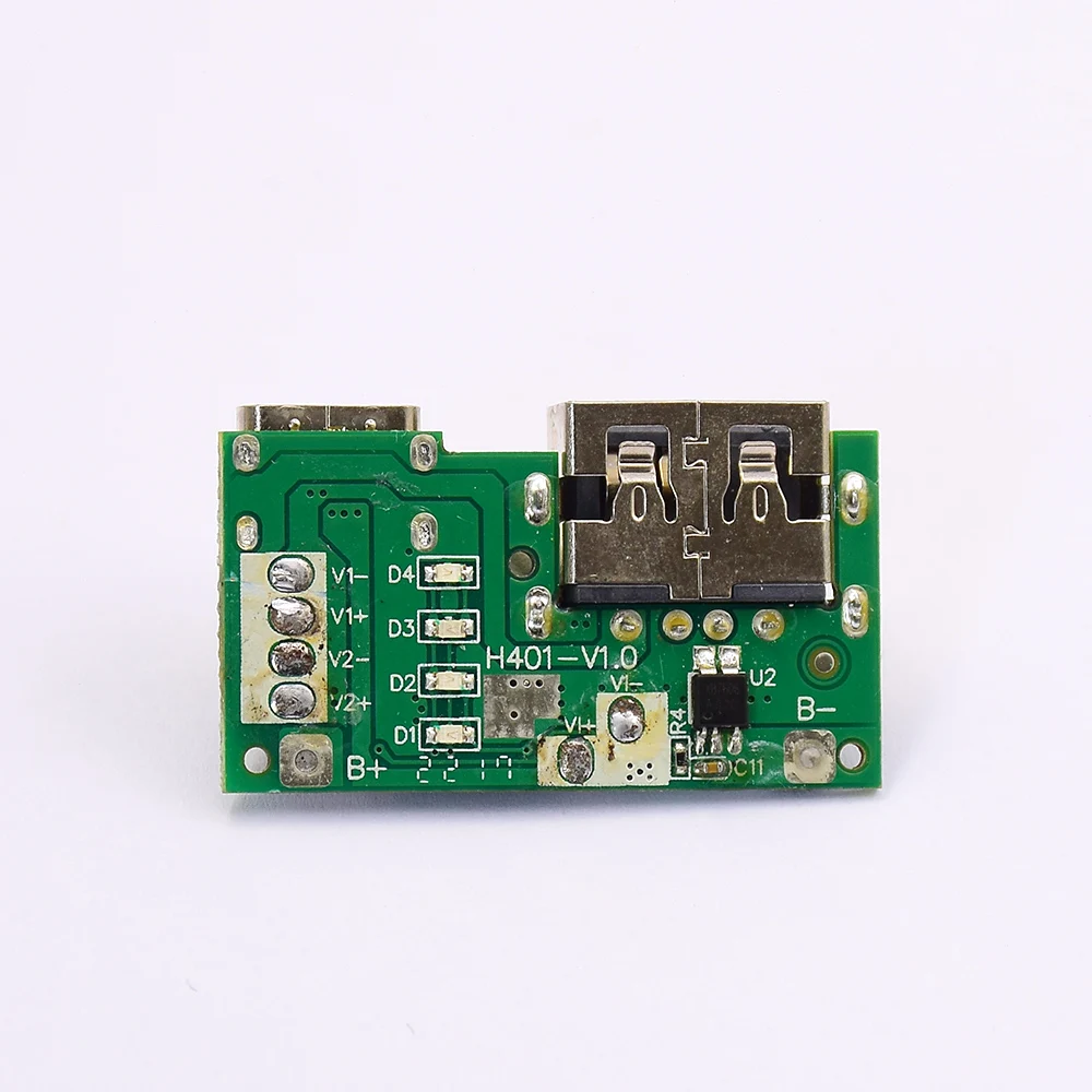 DC 5V 2A IP5306 USB-C Type-c Charging Circuit PCB Board Quickly Fast Charger Module for 3.7V 18650 Li-ion Battery DIY Power Bank