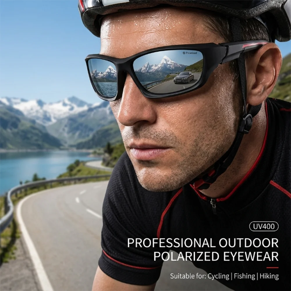 Ultralight Polarized Sunglasses Cycling Fishing Sun Glasses Men Women Half Frame Sports EyewearOutdoor Hiking Goggles