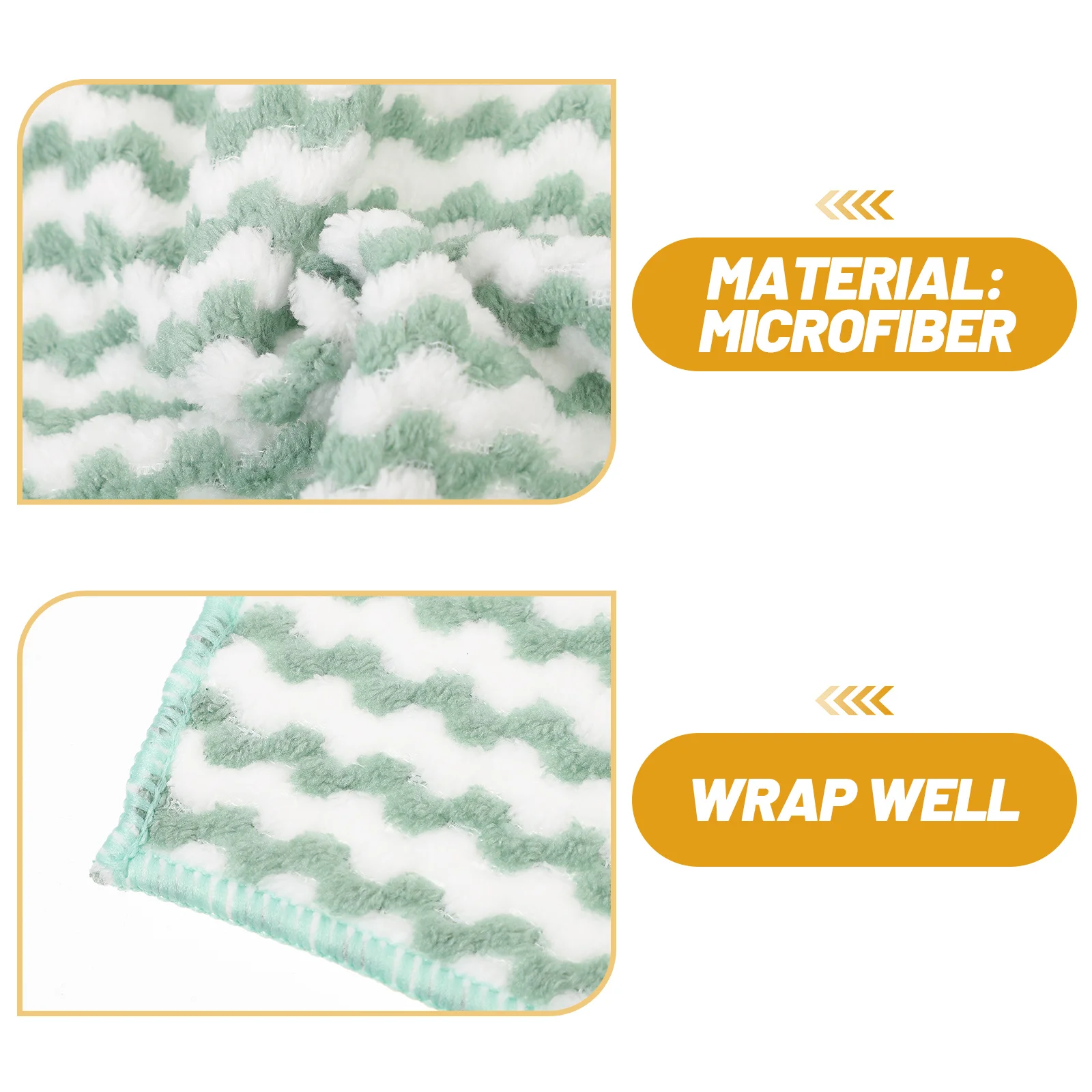 

High Absorption Dish Cloths Flexible Microfiber for Kitchen Countertops and Table Duster Tasks