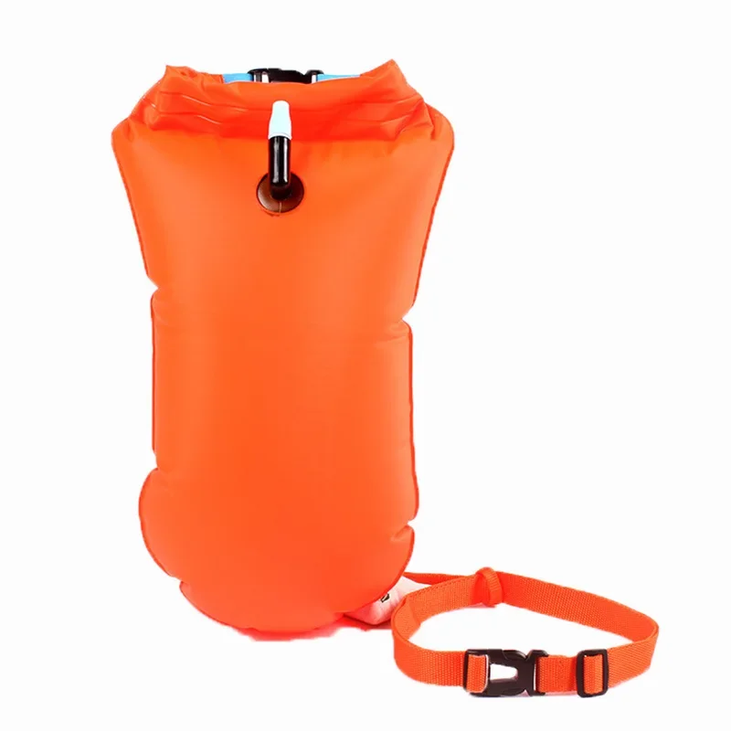 Outdoor Safety Swimming Buoy Multifunction Swim Float Bag with Waist Belt Waterproof