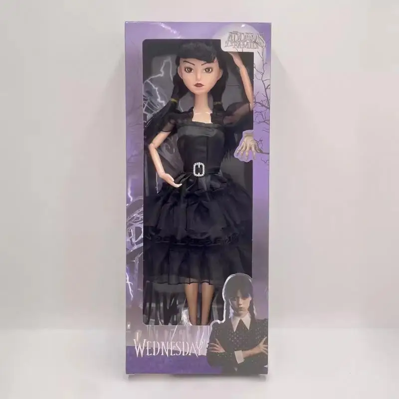 Wednesday Addams Action Figures Cartoon New Children's Toys Addams Family Doll 6/11 Inch Doll Room Decoration with Gift Box